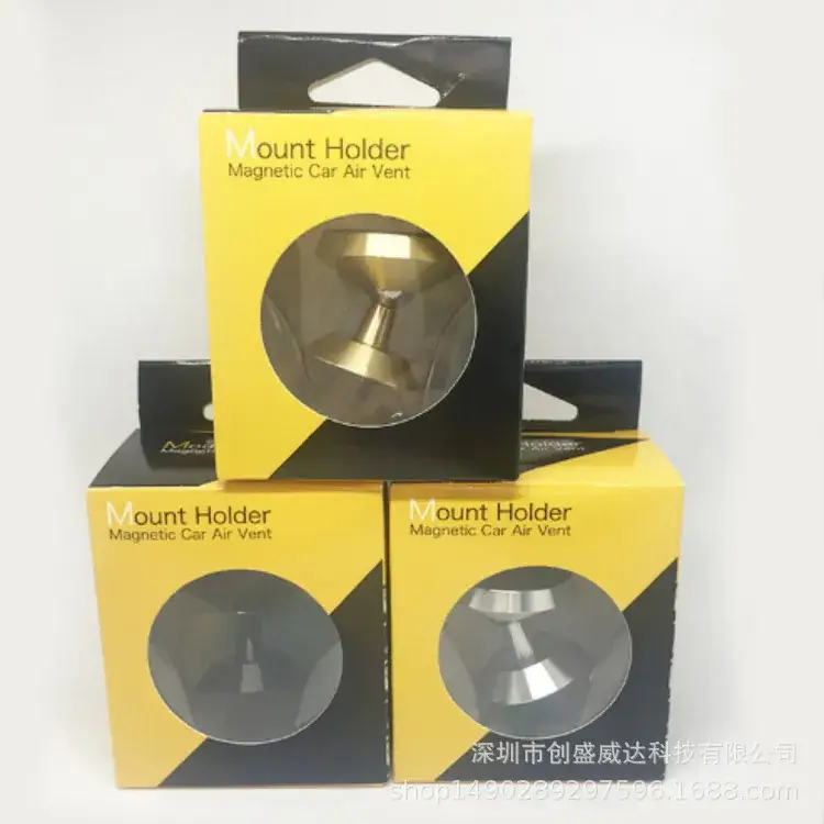 Magnetic Phone Mount for Cars Black Aluminum - Image 14