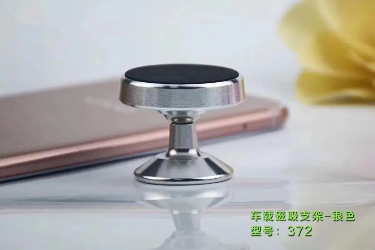 Magnetic Phone Mount for Cars Black Aluminum - Image 6
