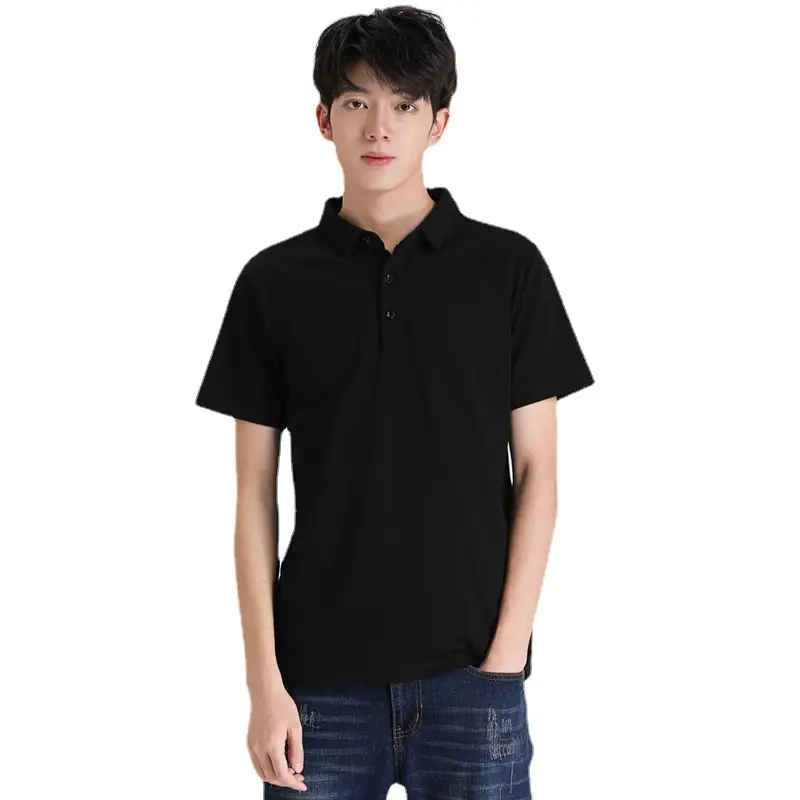 Men's All Cotton White Polo Shirt Large - Image 9