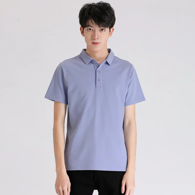 Men's All Cotton White Polo Shirt Large - Image 2
