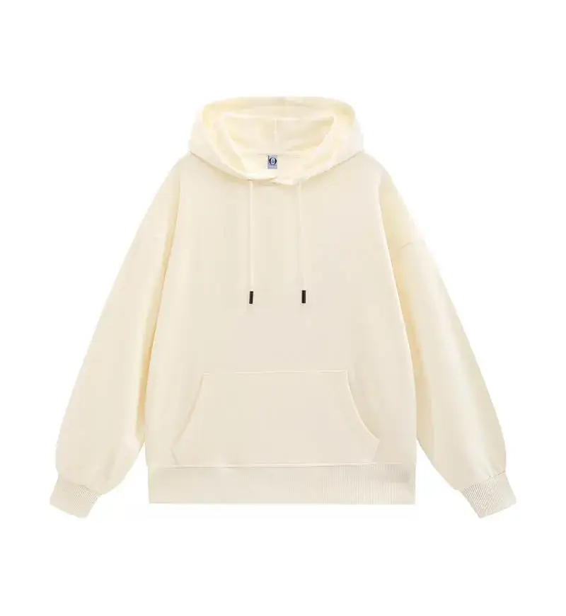Light Blue Fleece Hoodie with Front Pocket - Image 12