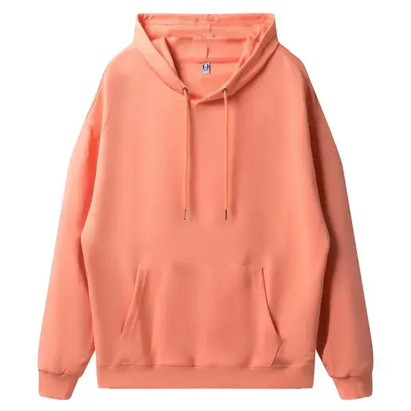 Light Blue Fleece Hoodie with Front Pocket - Image 14