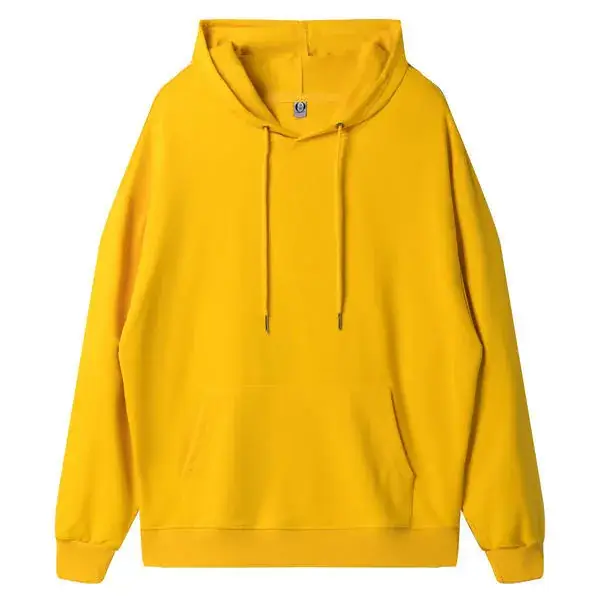 Light Blue Fleece Hoodie with Front Pocket - Image 2