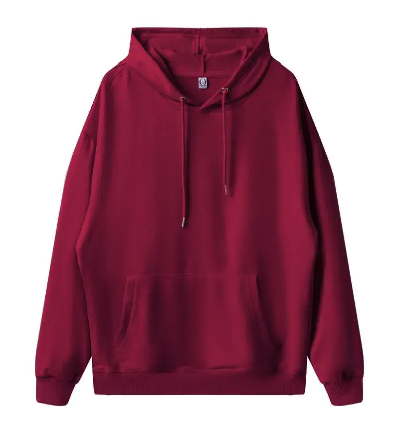 Light Blue Fleece Hoodie with Front Pocket - Image 19
