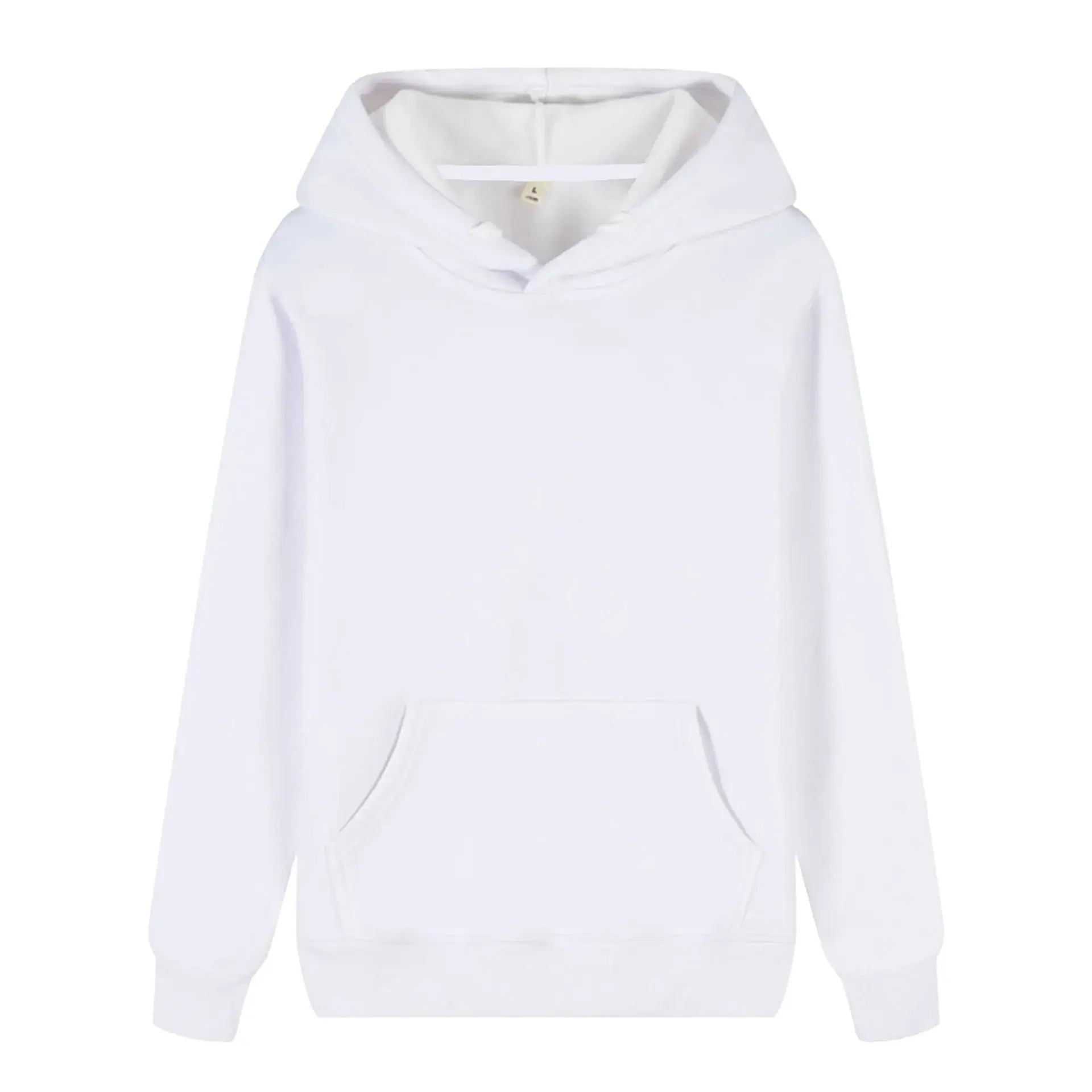 Light Blue Fleece Hoodie with Front Pocket - Image 20