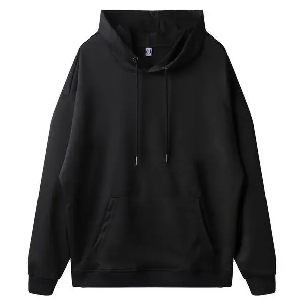 Light Blue Fleece Hoodie with Front Pocket - Image 5