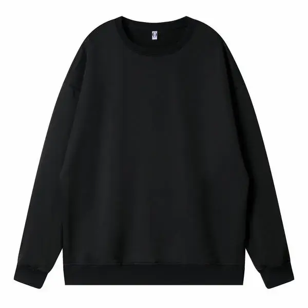 Cream Crewneck Fleece Long Sleeve Hoodie - Image 10
