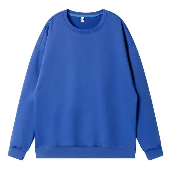 Cream Crewneck Fleece Long Sleeve Hoodie - Image 11
