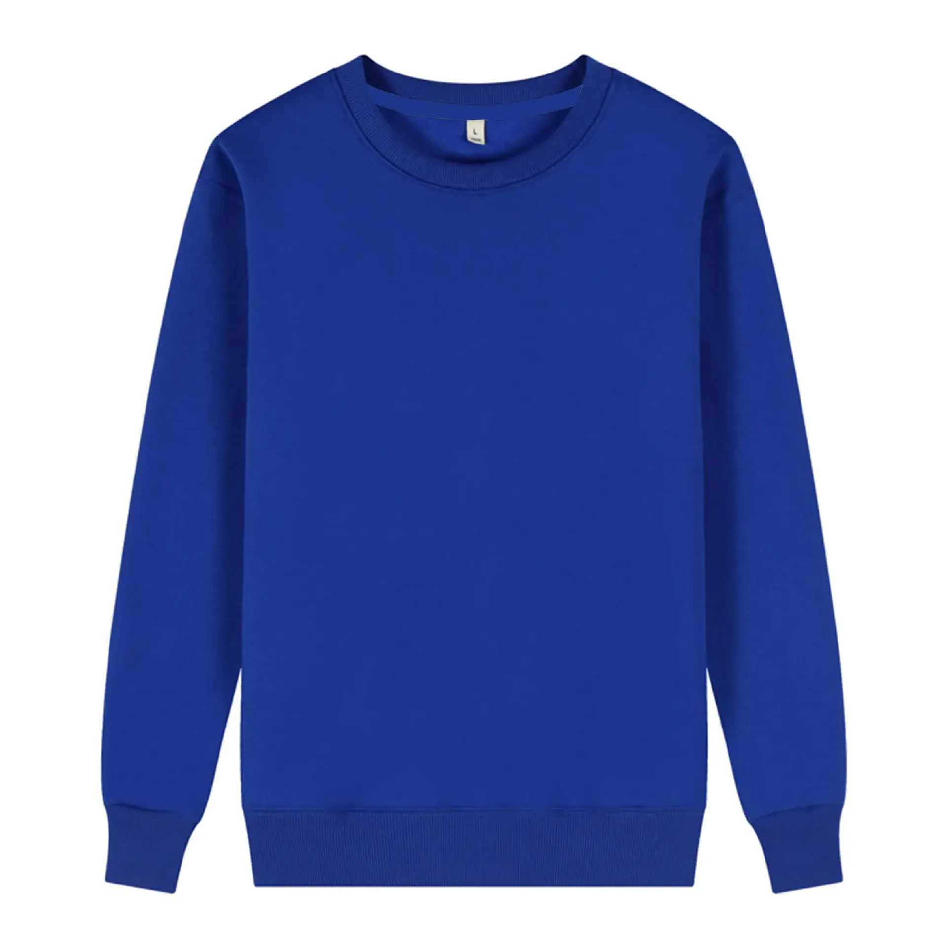 Cream Crewneck Fleece Long Sleeve Hoodie - Image 21