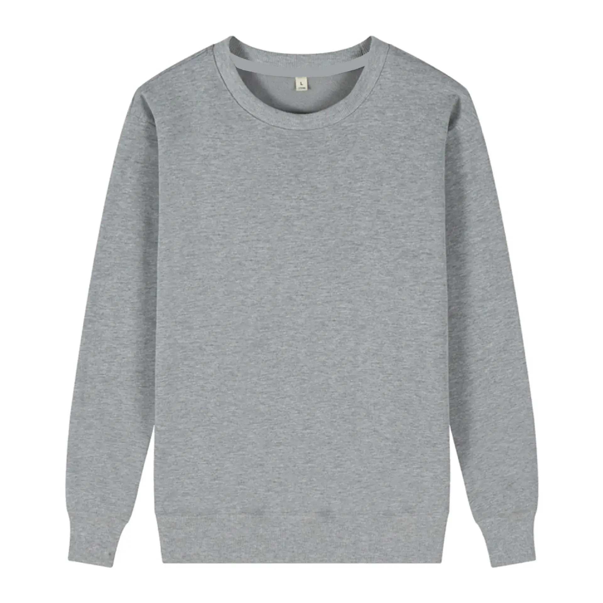 Cream Crewneck Fleece Long Sleeve Hoodie - Image 22