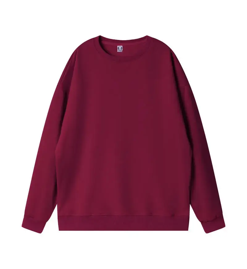 Cream Crewneck Fleece Long Sleeve Hoodie - Image 4