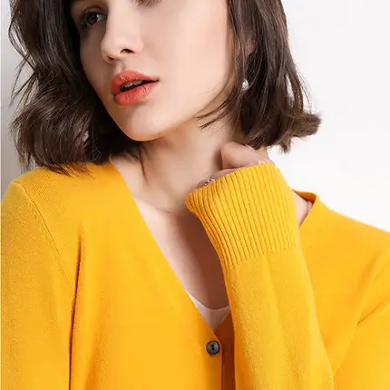 2025 Spring V-Neck Loose Sweater Coat Women - Image 6