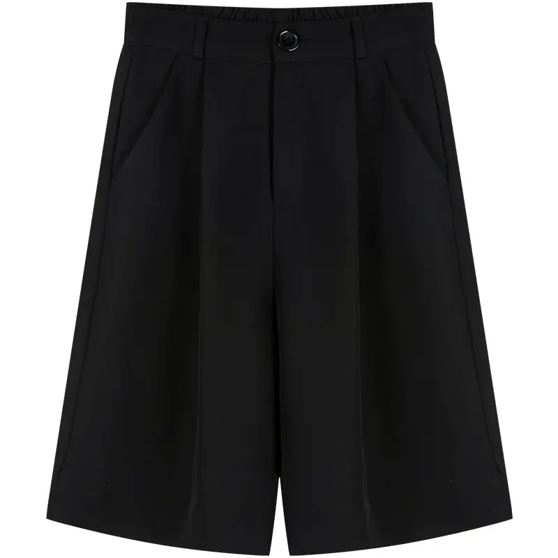 Black Loose Slimming Shorts for Women 2025 - Image 5