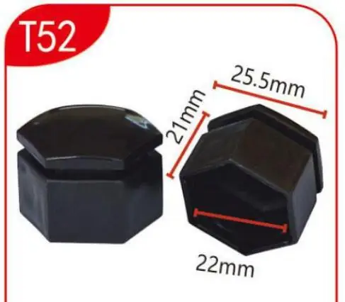Wheel Hub Decorative Screw Cap Nuts 17mm19mm21mm