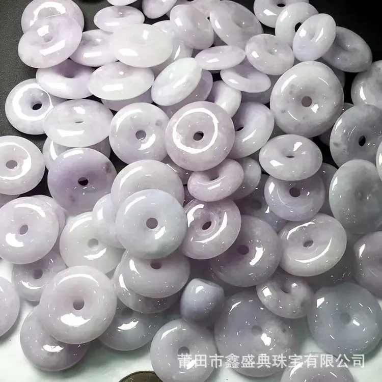 Natural Jade Buddha Pendants Ice Green Glutinous - Image 2