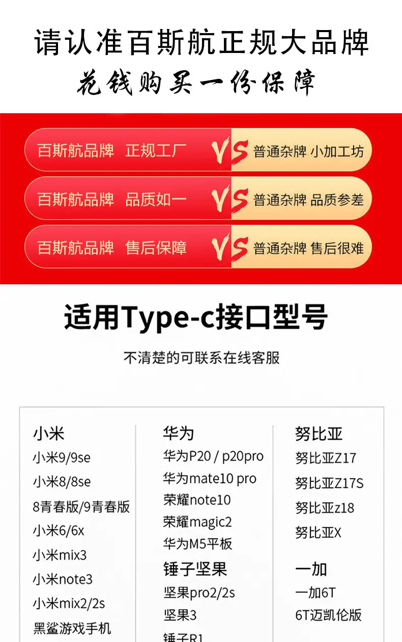 Heavy Bass Metal Type-C In-Ear Headphones for Huawei Xiaomi — feature 4
