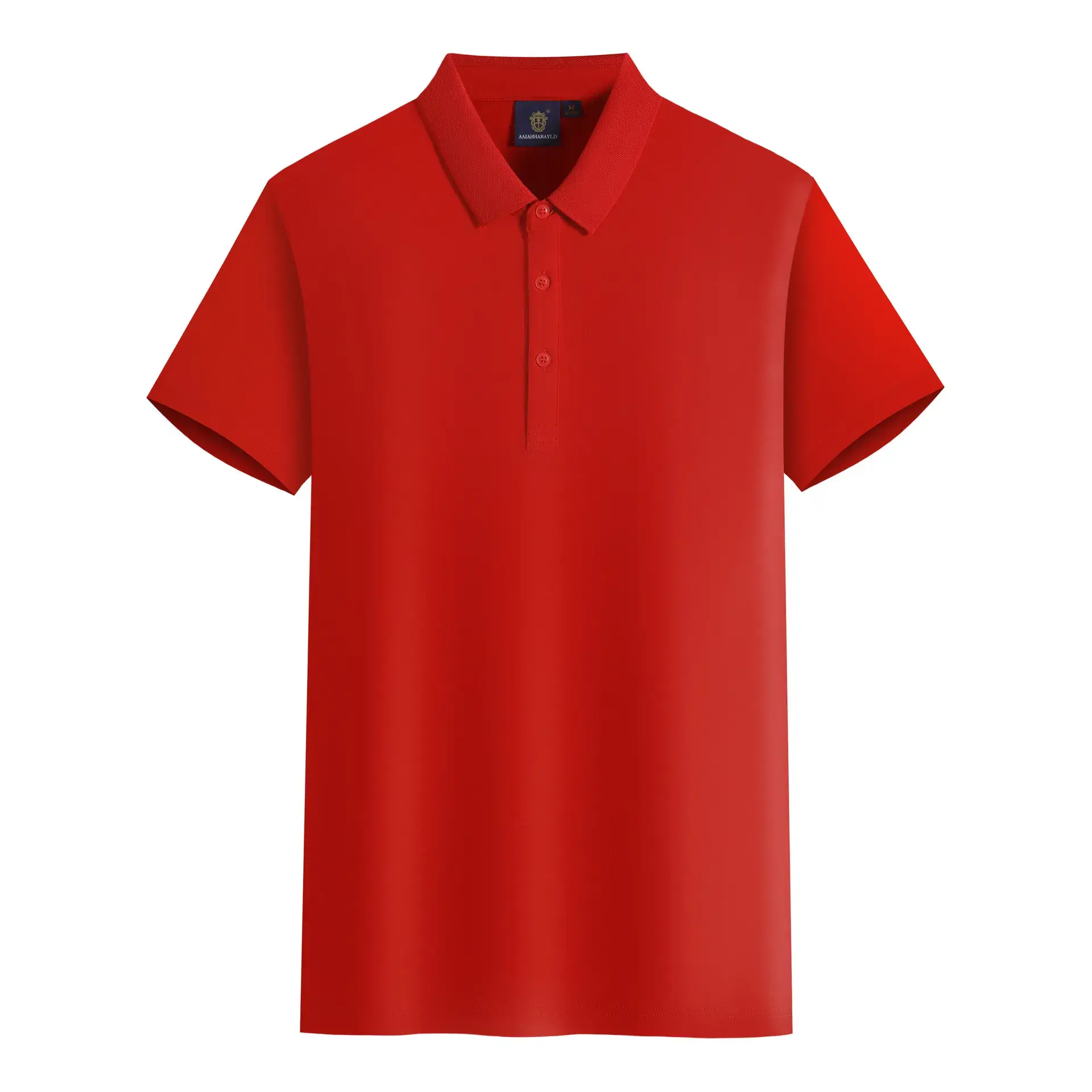 Red Custom Printed Polo Shirt for Men