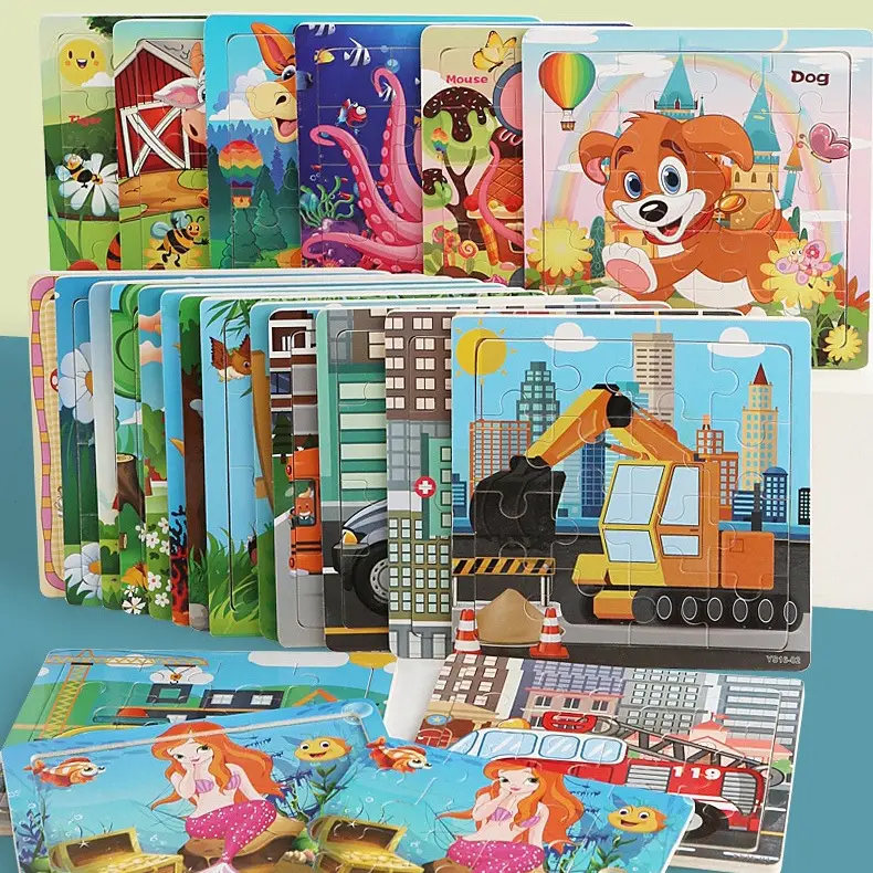 Wooden Mouse Puzzle Toy for Kids Early Education - Image 60