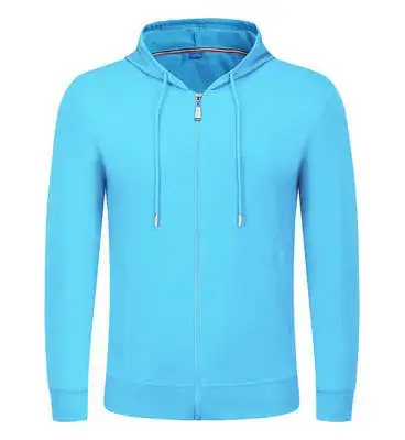 Men Grey Full Zip Hoodie Pure Cotton - Image 4
