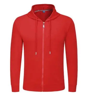 Men Grey Full Zip Hoodie Pure Cotton - Image 5