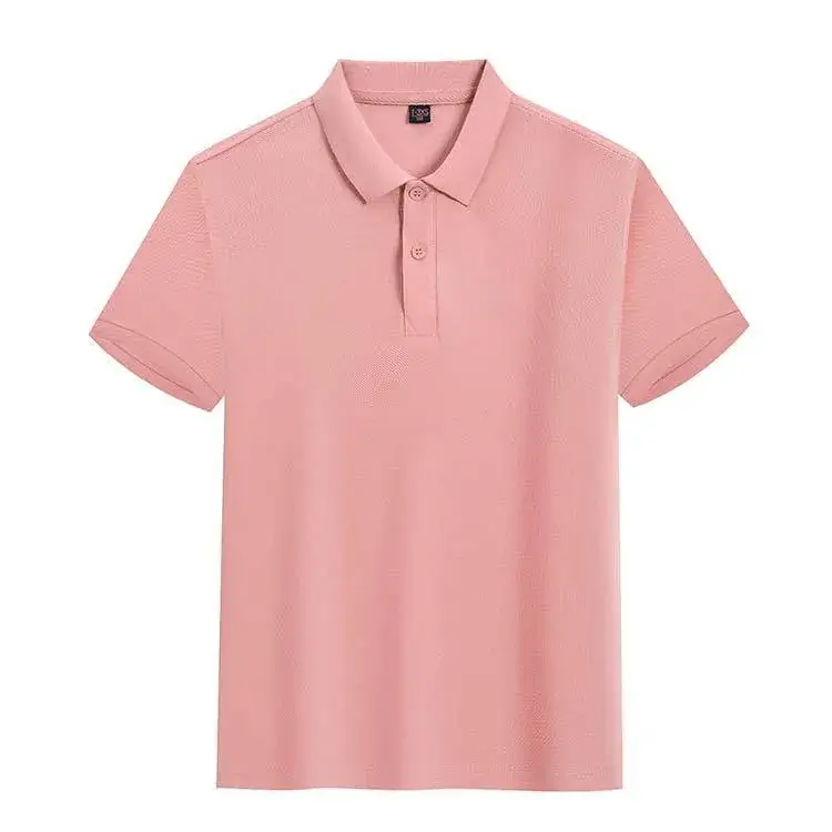 Children's Pink Cotton Polo Shirt for Kindergarten Class - Image 21
