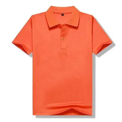 Children's Pink Cotton Polo Shirt for Kindergarten Class - Image 3