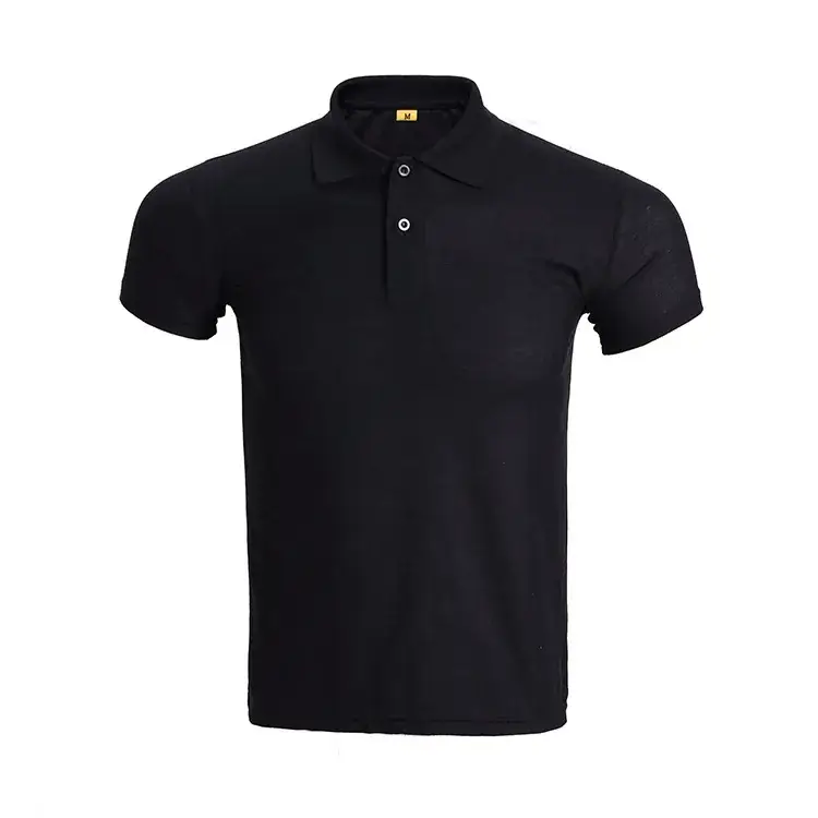 Light Blue Polo T-Shirt for Men Short Sleeve - Image 11