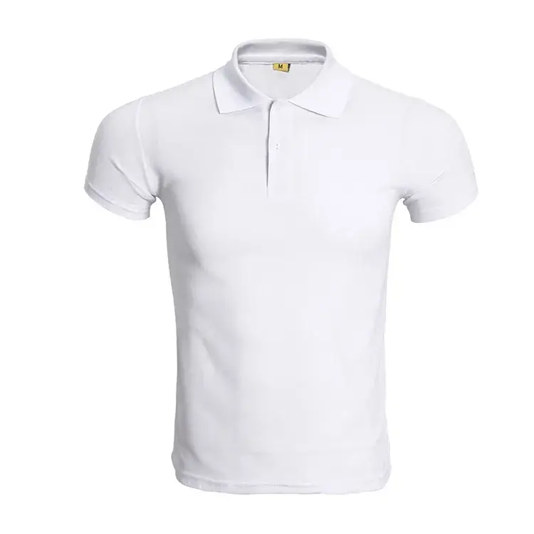 Light Blue Polo T-Shirt for Men Short Sleeve - Image 12