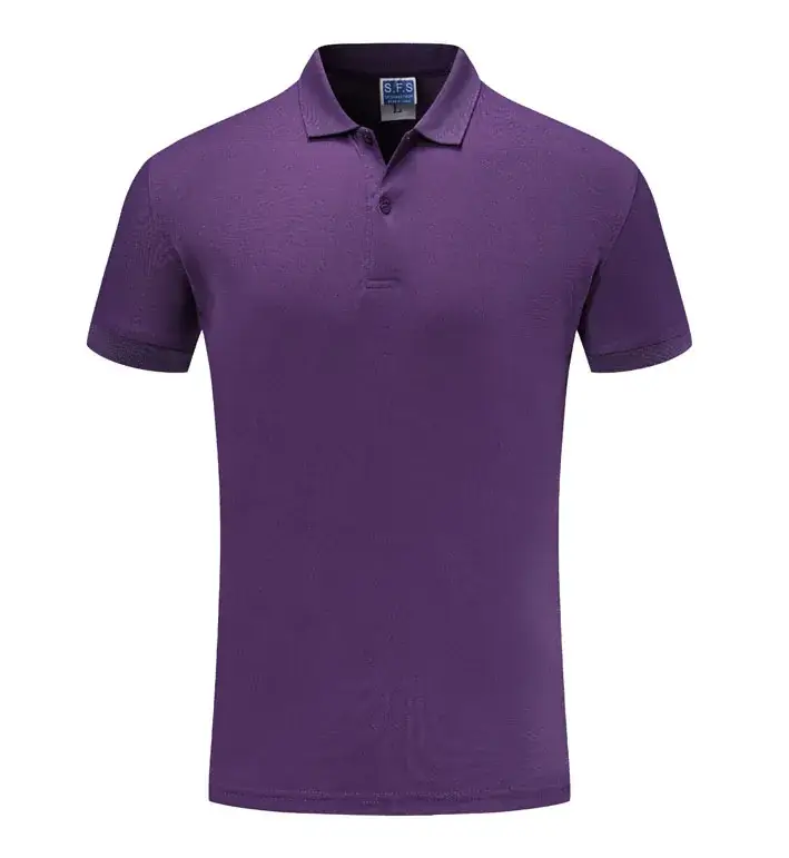Light Blue Polo T-Shirt for Men Short Sleeve - Image 13