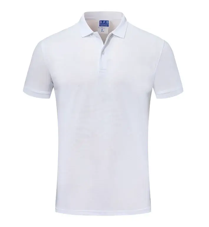 Light Blue Polo T-Shirt for Men Short Sleeve - Image 14