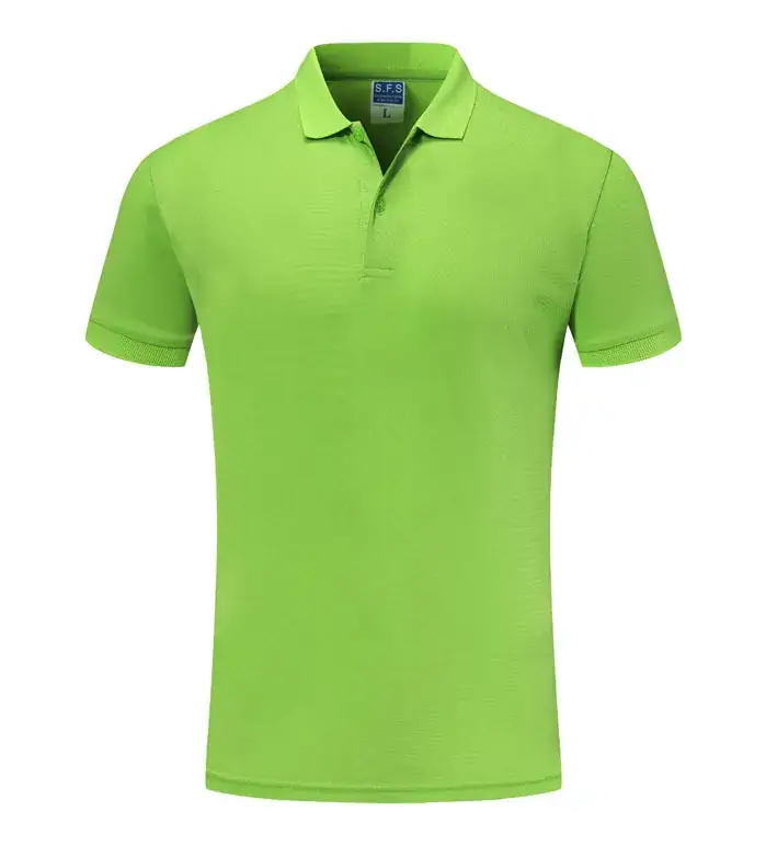 Light Blue Polo T-Shirt for Men Short Sleeve - Image 18