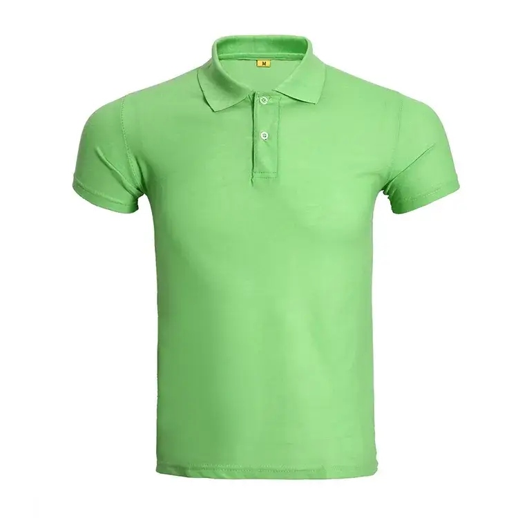 Light Blue Polo T-Shirt for Men Short Sleeve - Image 5