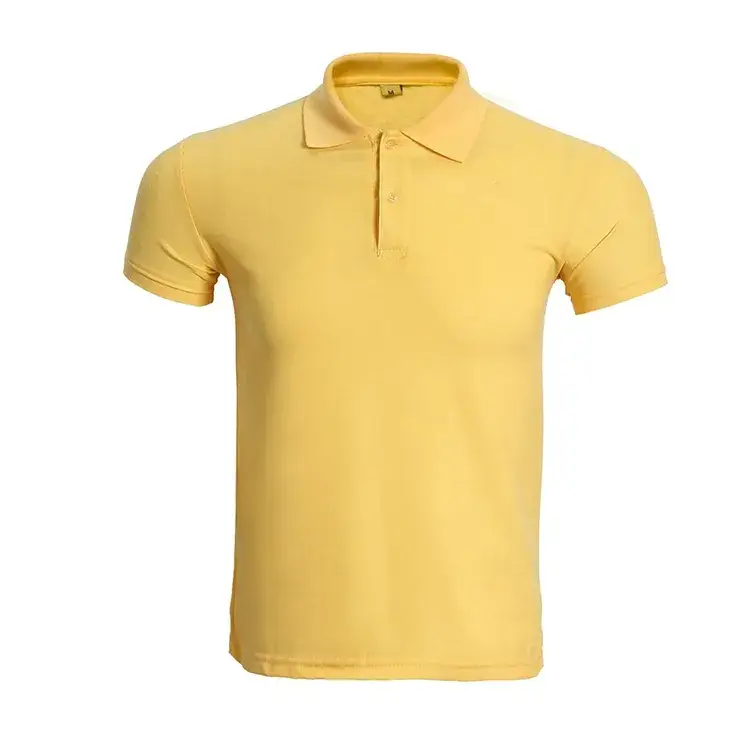 Light Blue Polo T-Shirt for Men Short Sleeve - Image 7