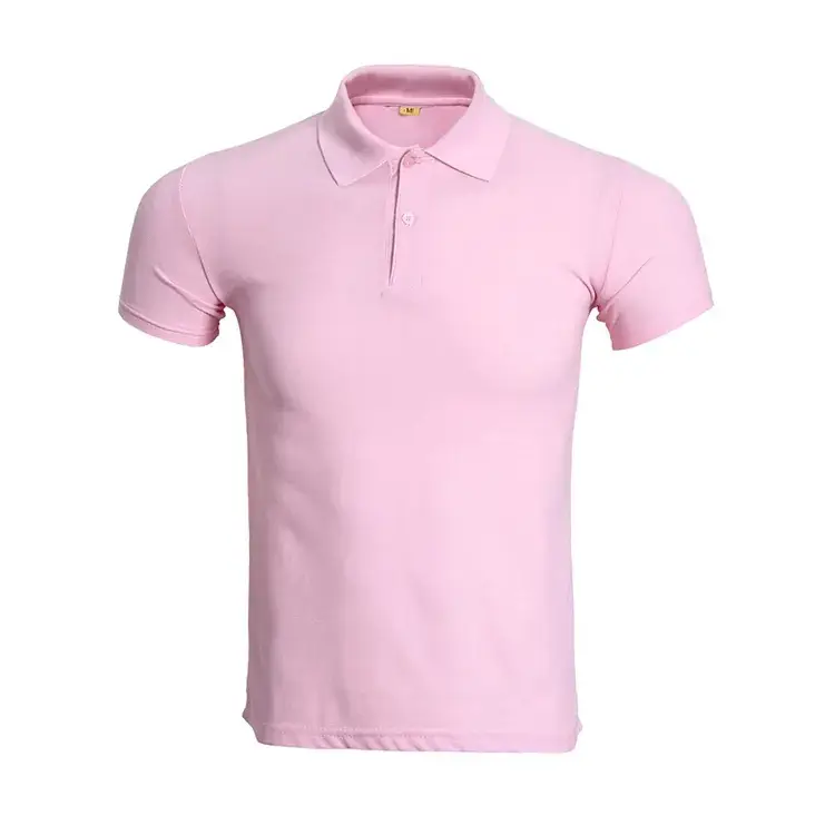 Light Blue Polo T-Shirt for Men Short Sleeve - Image 8