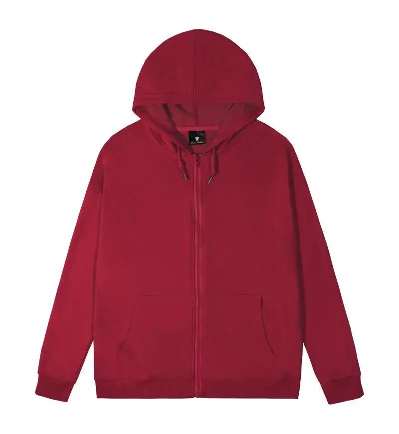 Blue Full-Zip Hoodie with Fleece Lining - Image 11