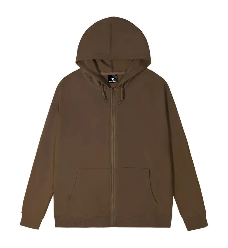 Blue Full-Zip Hoodie with Fleece Lining - Image 13
