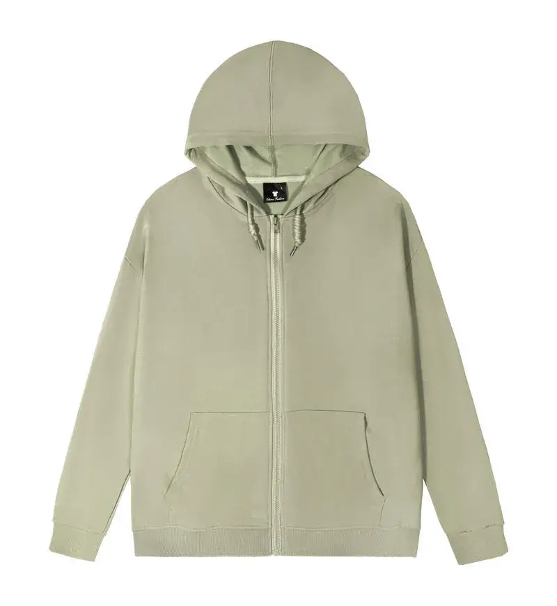Blue Full-Zip Hoodie with Fleece Lining - Image 15