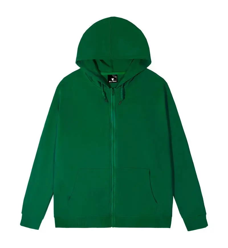 Blue Full-Zip Hoodie with Fleece Lining - Image 16