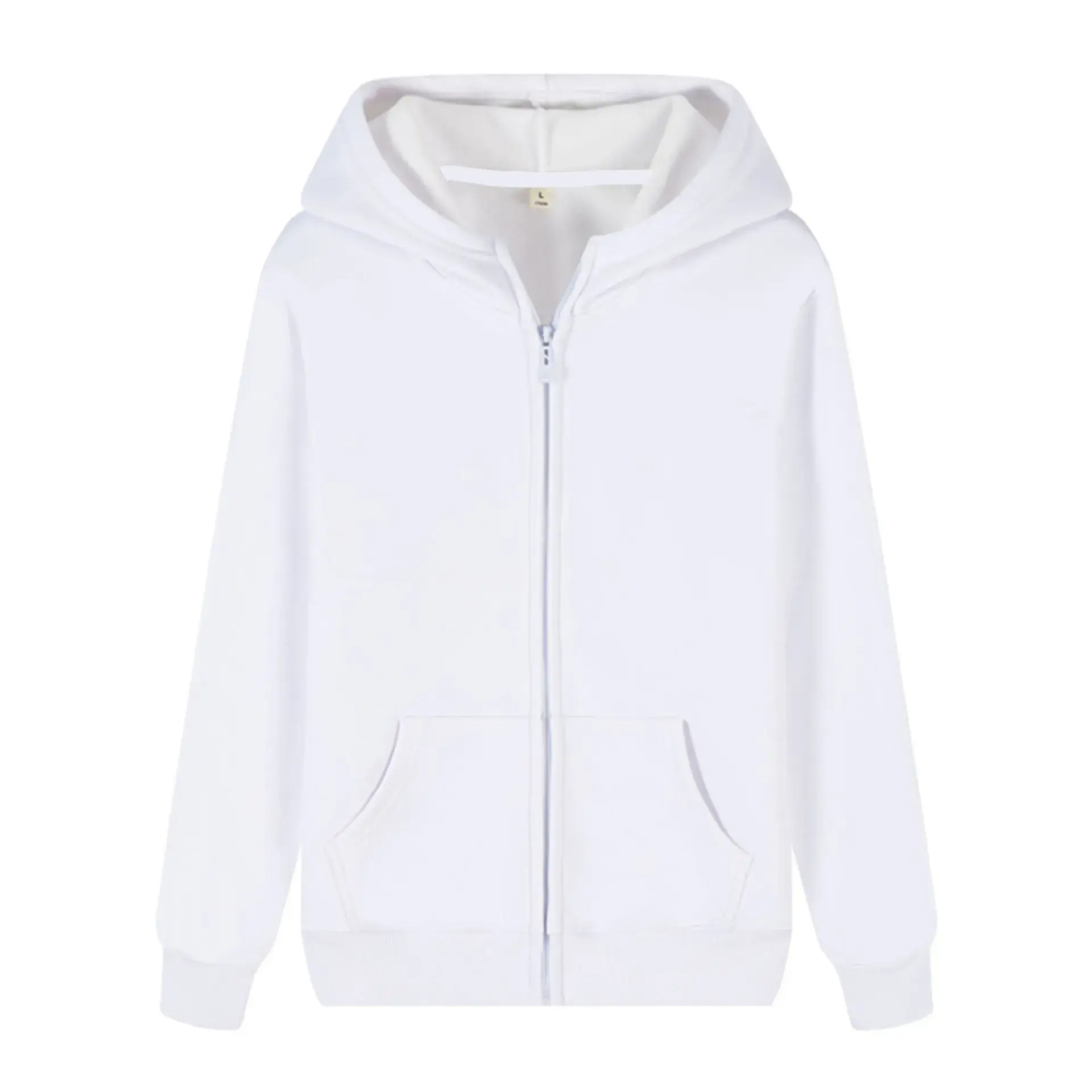 Blue Full-Zip Hoodie with Fleece Lining - Image 17