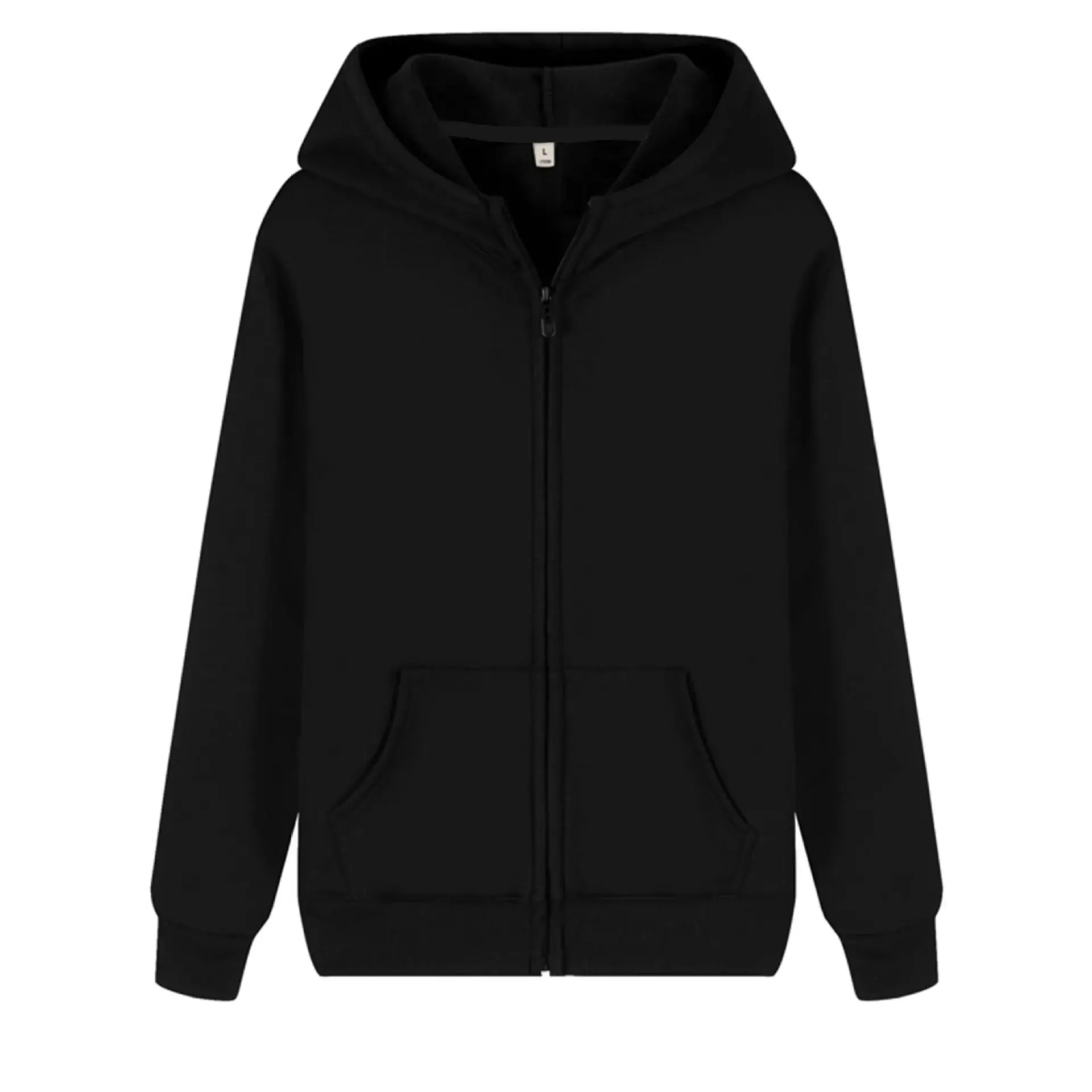 Blue Full-Zip Hoodie with Fleece Lining - Image 18