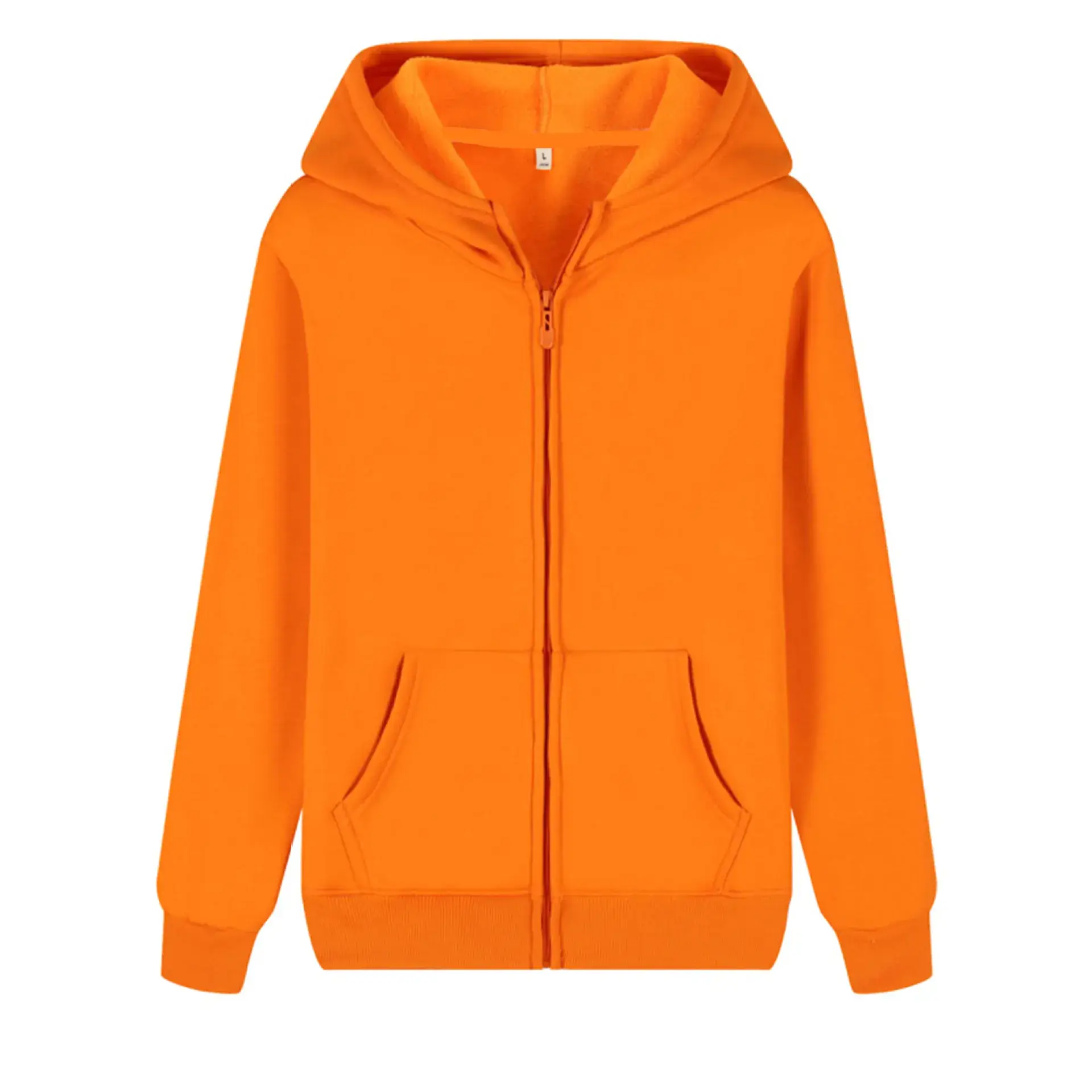 Blue Full-Zip Hoodie with Fleece Lining - Image 19