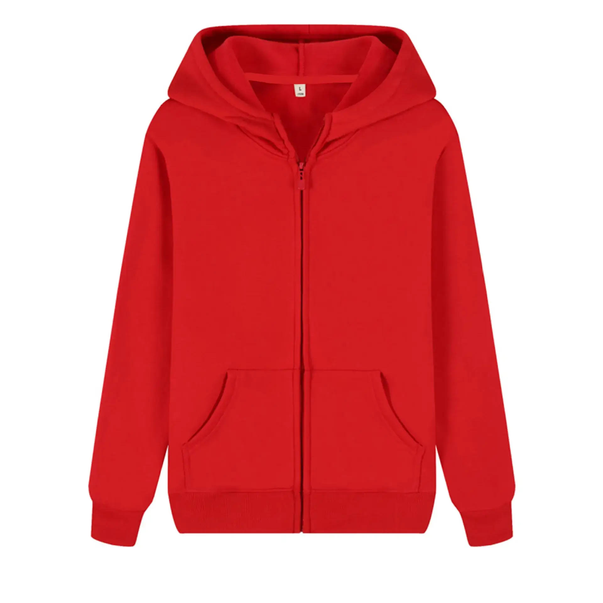 Blue Full-Zip Hoodie with Fleece Lining - Image 20