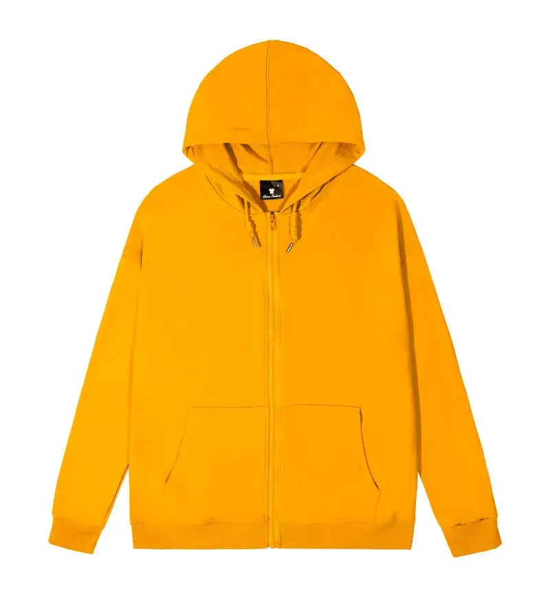 Blue Full-Zip Hoodie with Fleece Lining - Image 5