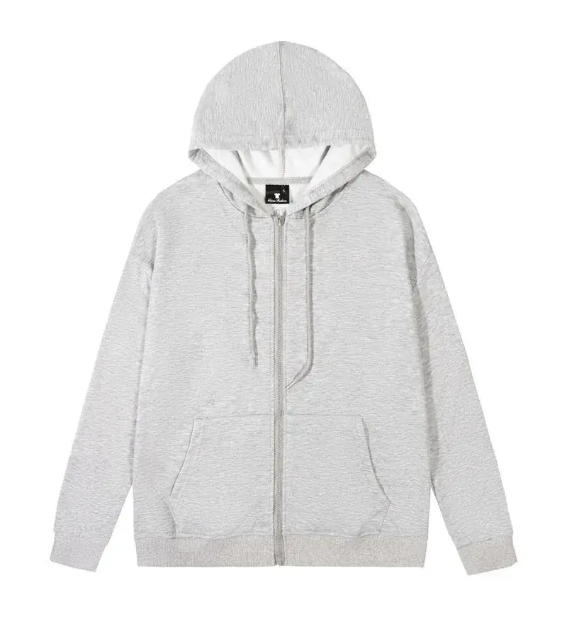 Blue Full-Zip Hoodie with Fleece Lining - Image 7