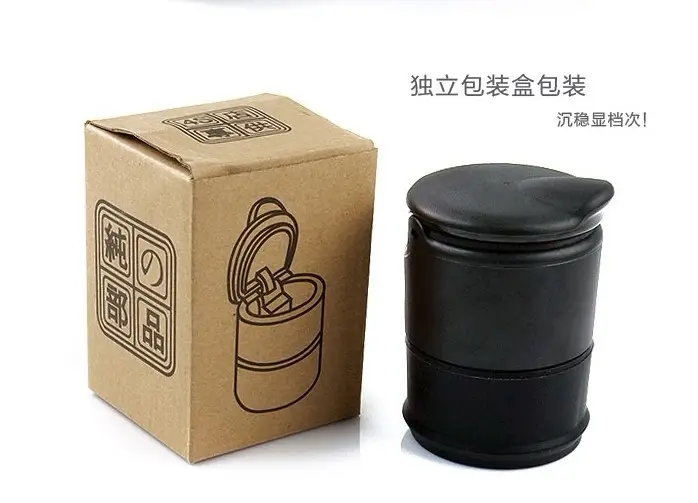 Car Ashtray Black 4S Style Storage — feature 12