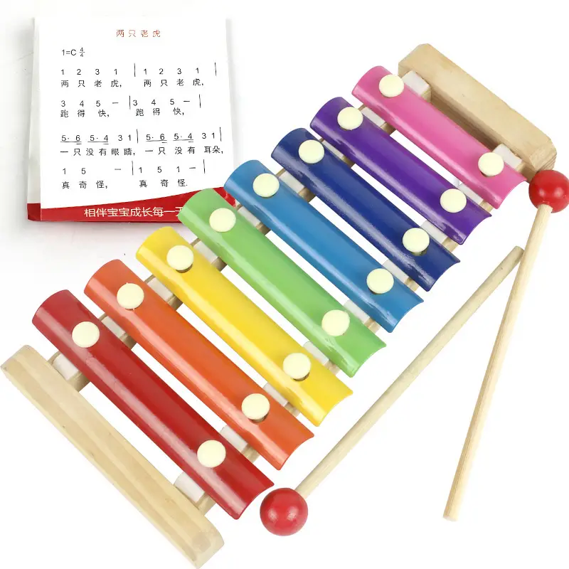 Hand-Knocking Baby Wooden Xylophone Eight-Tone Early Education Toy - Image 6