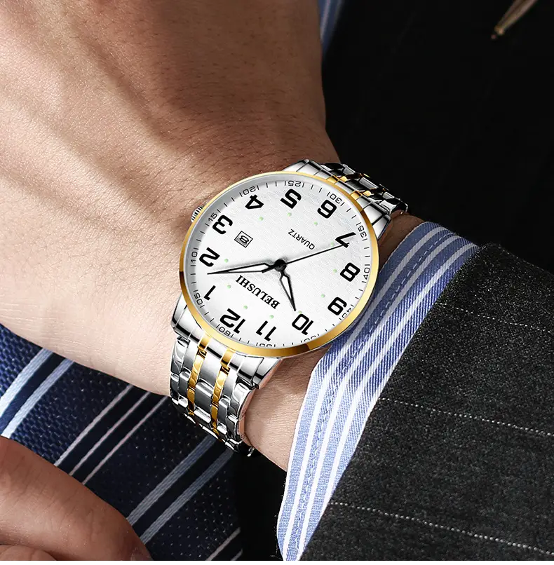 Belushi Wholesale Large Digital Luminous Elderly Couple's Watch Waterproof Quartz Watch for Women and Men — feature 17