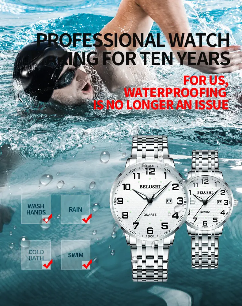 Belushi Wholesale Large Digital Luminous Elderly Couple's Watch Waterproof Quartz Watch for Women and Men — feature 7