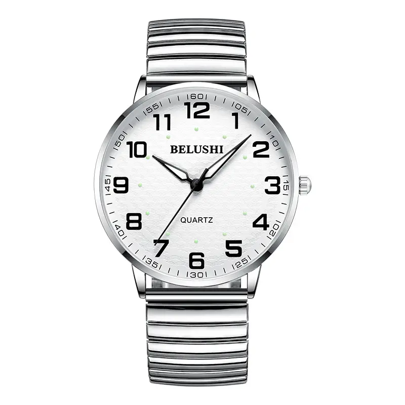 Belushi Wholesale Large Digital Luminous Elderly Couple's Watch Waterproof Quartz Watch for Women and Men