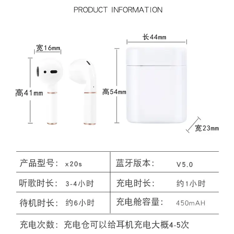Wireless Bluetooth Headset with Charging Compartment & Touch Controls - Image 8